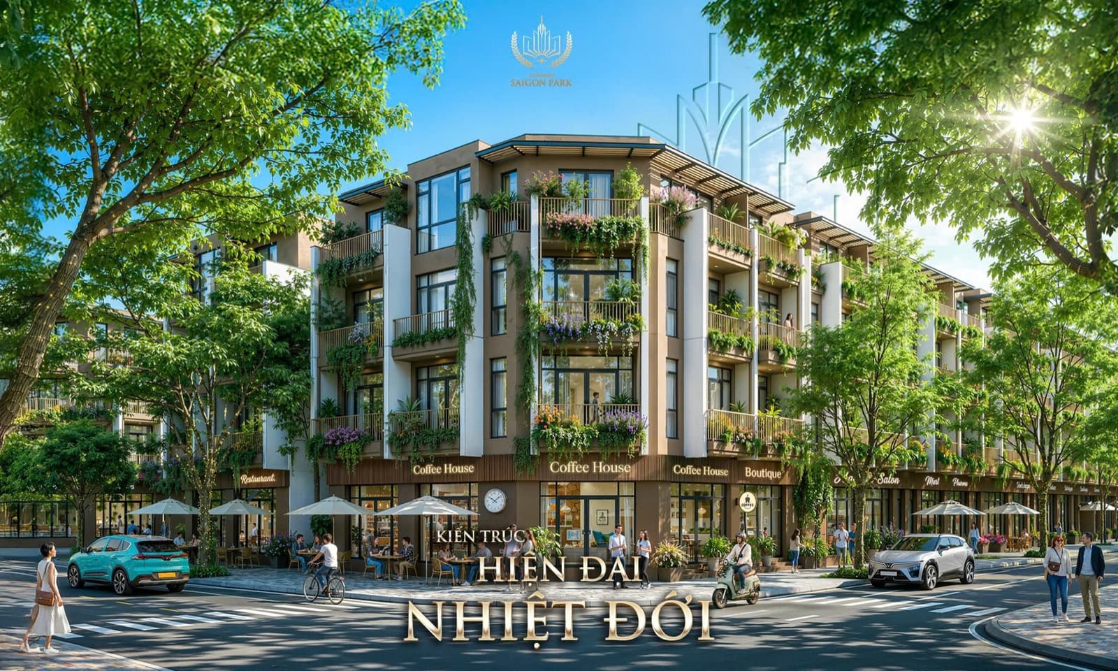 Mặt tiền kinh doanh tầng trệt Vinhomes Saigon Park 6